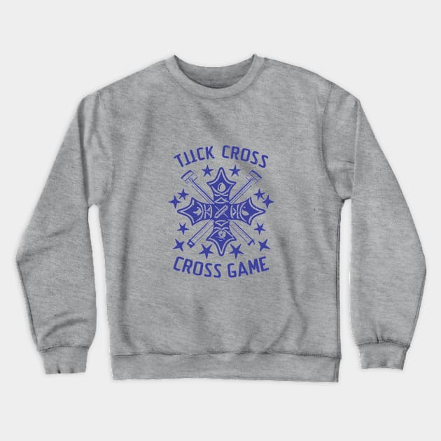 Compass and Tick Cross: Finding Order Out of Chaos Crewneck Sweatshirt by A Floral Letter Capital letter A | Monogram, Sticker